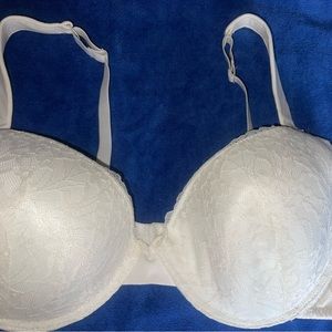 Ann Klein cream color bra underwire light padding size 42C